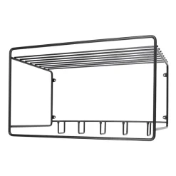 New Maze Uptown hat shelf, Black