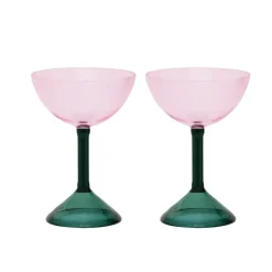 Cocktail & Martini Glasses|Long Drink & Highball Glasses^URBAN NATURE CULTURE gift set coupe glasses 2-pack, Pink