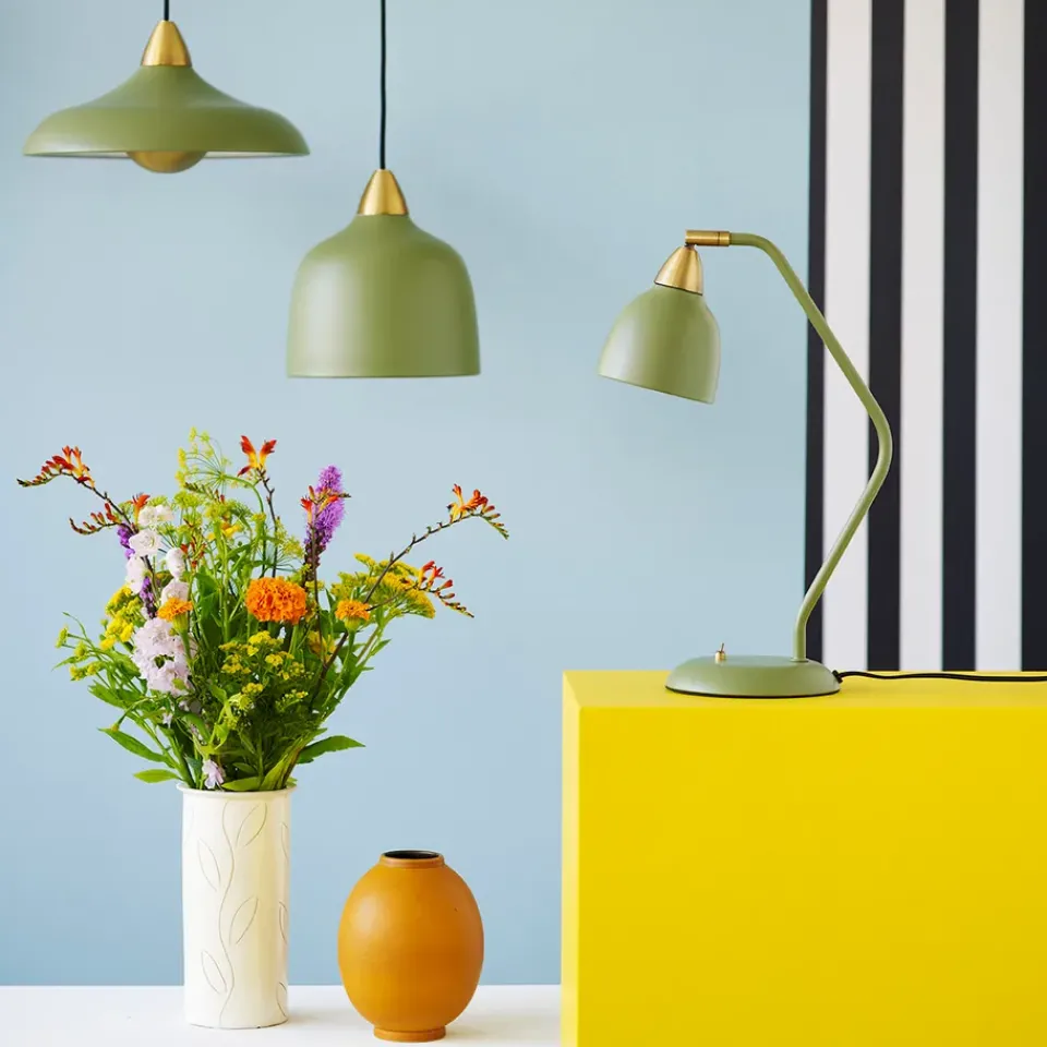 Desk Lamps^Superliving Urban table lamp, matte olive Green