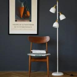 Reading Lamps|Floor Lamps^Superliving Urban Triple floor lamp, matte whisper White