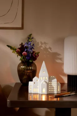 Online Kähler Urbania candleholder, City White
