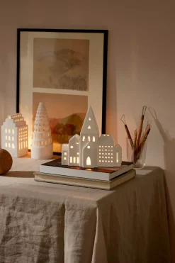 Online Kähler Urbania candleholder, City White