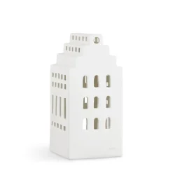 Tea Light Holders, Lanterns & Candle Dishes^Kähler Urbania candleholder, Herregård White