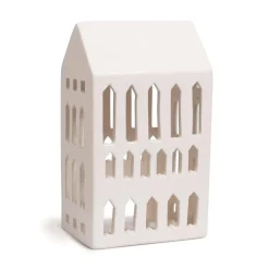 Tea Light Holders, Lanterns & Candle Dishes^Kähler Urbania candleholder, Kirke White