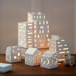 Sale Kähler Urbania candleholder small, functio White