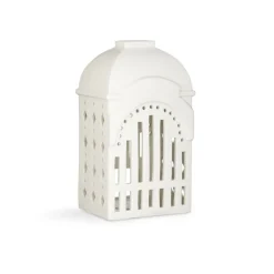 Tea Light Holders, Lanterns & Candle Dishes^Kähler Urbania candleholder, Tivoli White
