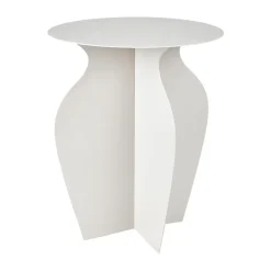 Side Tables^Broste Copenhagen Urna side table Ø35x45 cm, Rainy day Grey