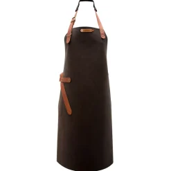 Aprons^Xapron Utah apron 89 cm, Choco Brown