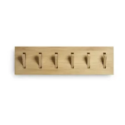 Clothes Racks, Coat Stands & Hangers|Clothes Racks, Coat Stands & Hangers^Ethnicraft Utilitile wall hanger clothes hanger, Lacquered oak-large Brown