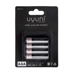 Candle Accessories^Uyuni Lighting Uyuni Battery 4-pack, AAA Black