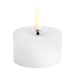 Sale Uyuni Lighting Uyuni LED Block Candle melted, , Ø5x2.8 cm White