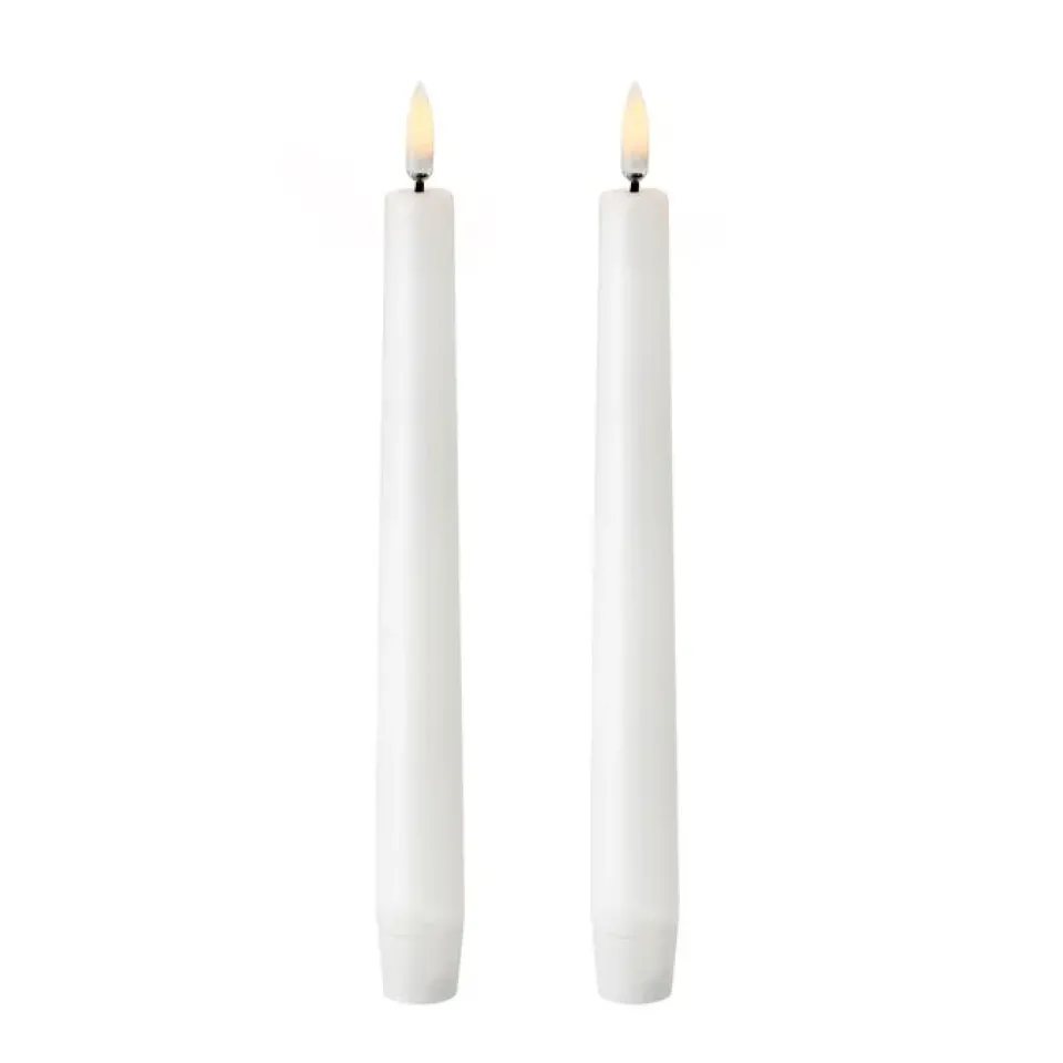 Led-Candles^Uyuni Lighting Uyuni LED Taper candles 2-pack, 20.5 cm White
