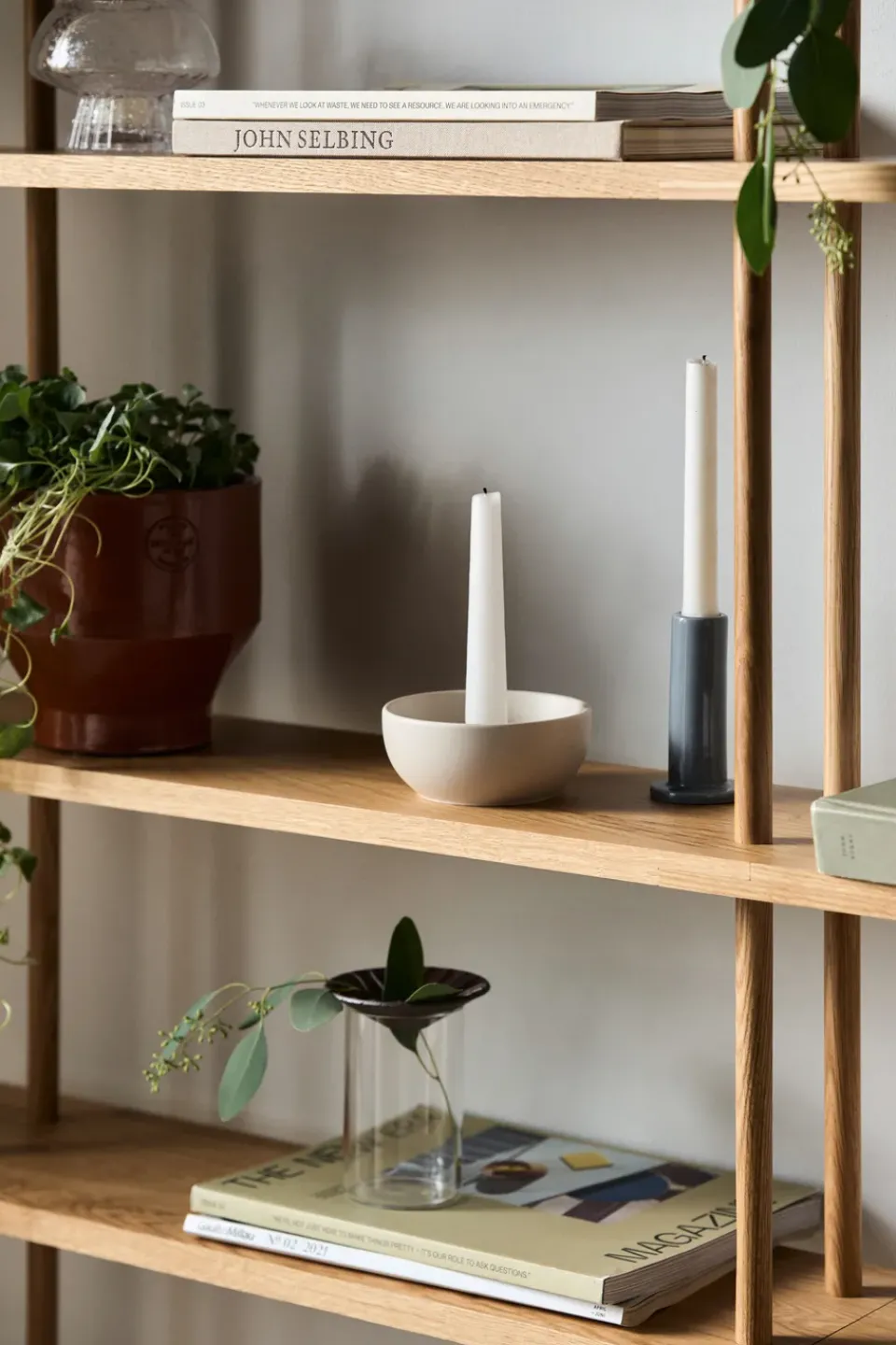 New Scandi Living Valley candle sticks Ø12 cm, Beige