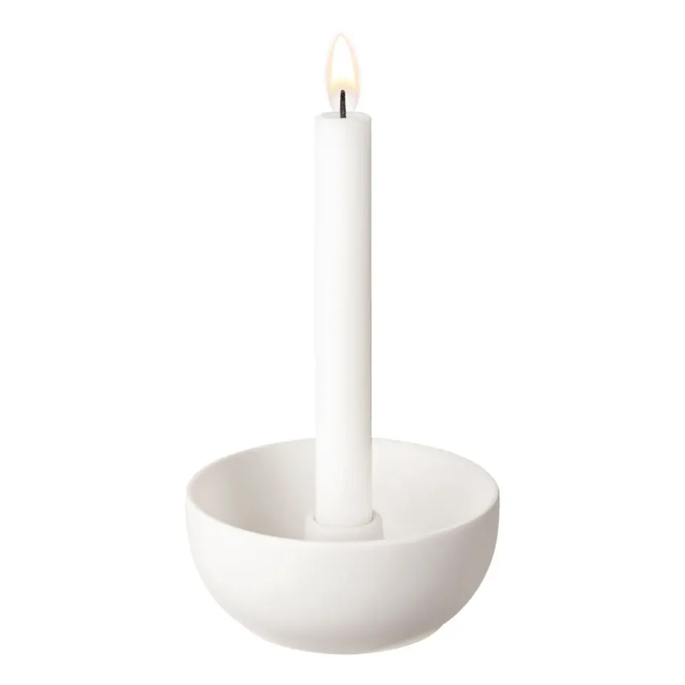 Discount Scandi Living Valley candle sticks Ø12 cm, White