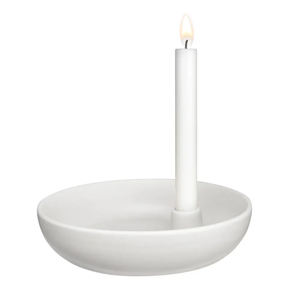 Candle Holders^Scandi Living Valley candle sticks Ø21 cm, White