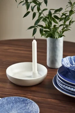 Candle Holders^Scandi Living Valley candle sticks Ø21 cm, White