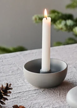 Clearance Scandi Living Valley candle sticks Ø12 cm, Grey