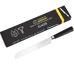 New Vargen & Thor Vargavinter bread knife 21 cm, Elmer Black