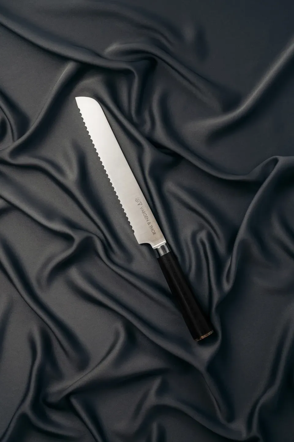 New Vargen & Thor Vargavinter bread knife 21 cm, Elmer Black