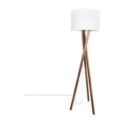 New By Rydéns Vega floor lamp 160 cm, Walnut White