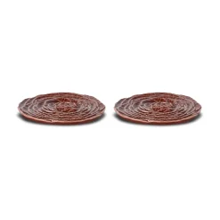 Coasters^Byon Veggie coasters Ø10 cm 2-pack, Burgundy Red