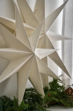 Sale Scandi Living Veil advent star, , Ø60 cm White