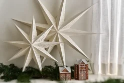 Scandi Living Veil advent star, , Ø90 cm White