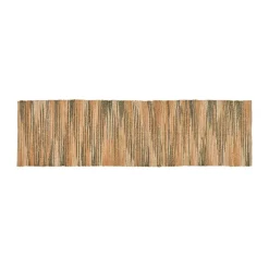 Villa Collection Vem rug, Green-nature-pink, 70x250 cm GreenBeigePink