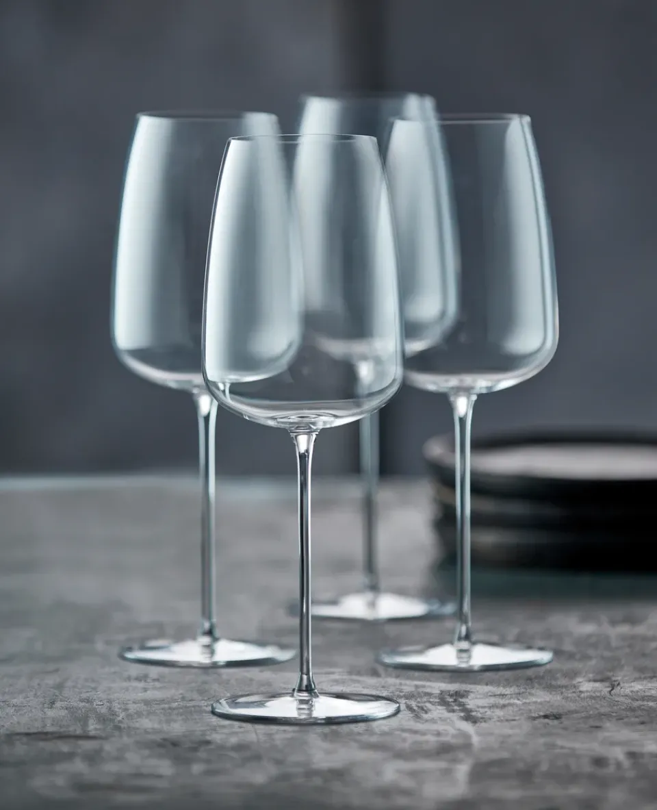 Lyngby Glas Veneto Bourgogne wine glass 77 cl 2-pack, Clear Transparent