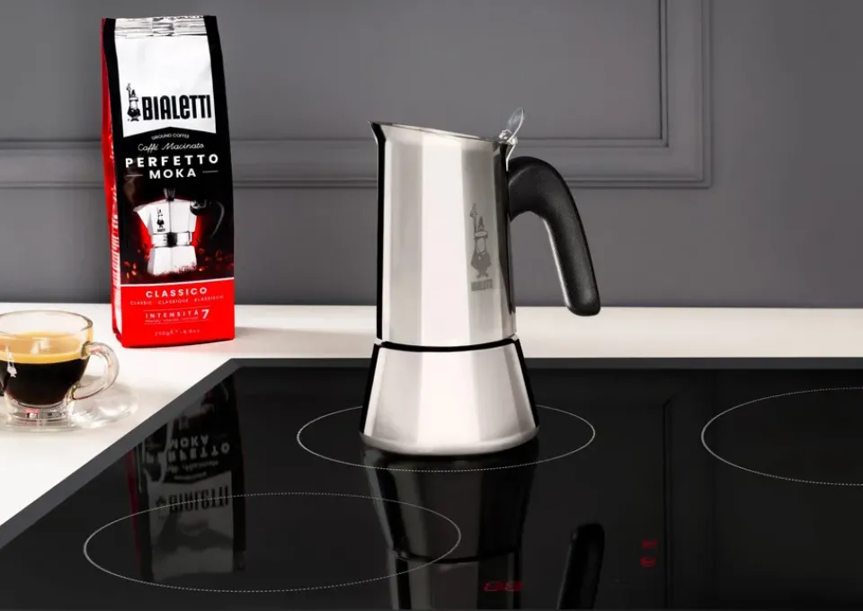Bialetti Venus coffee maker 10 cups, Silver Silver-coloured