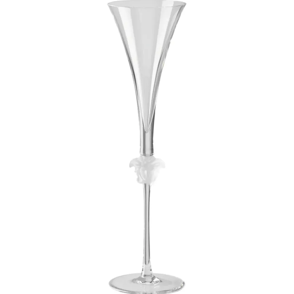Versace Medusa Lumiere champagne glass 19 cl, 19 cl Transparent