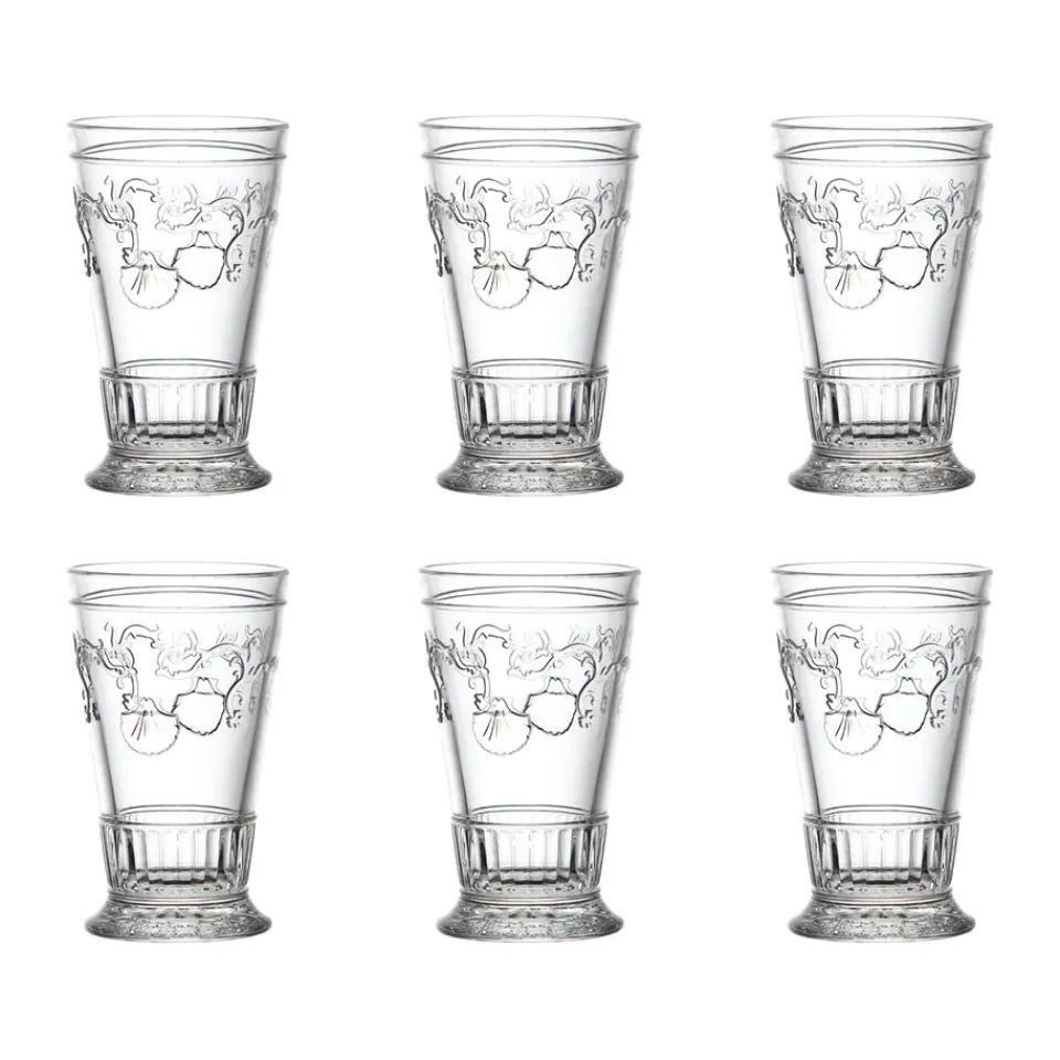 Long Drink & Highball Glasses^La Rochère Versailles longdrink glass 33 cl 6-pack, Clear Transparent