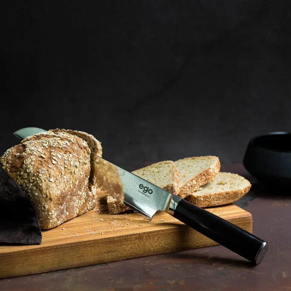 Bread Knives^Wilfa VG10 bread knife, 20 cm Silver-colouredBlack