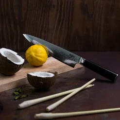 Chef Knives^Wilfa VG10 chef's knife, 20 cm Silver-colouredBlack