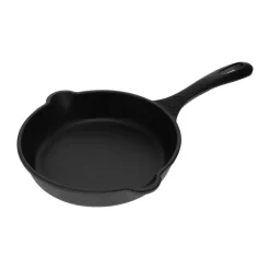 Online Victoria cast iron frying pan pre-seasoned, Ø16 cm Black