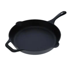 Cast Iron Pans^Victoria cast iron frying pan pre-seasoned, Ø30 cm Black