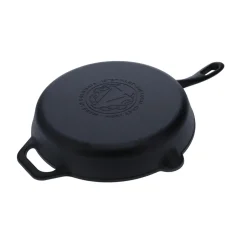 Cast Iron Pans^Victoria cast iron frying pan pre-seasoned, Ø30 cm Black