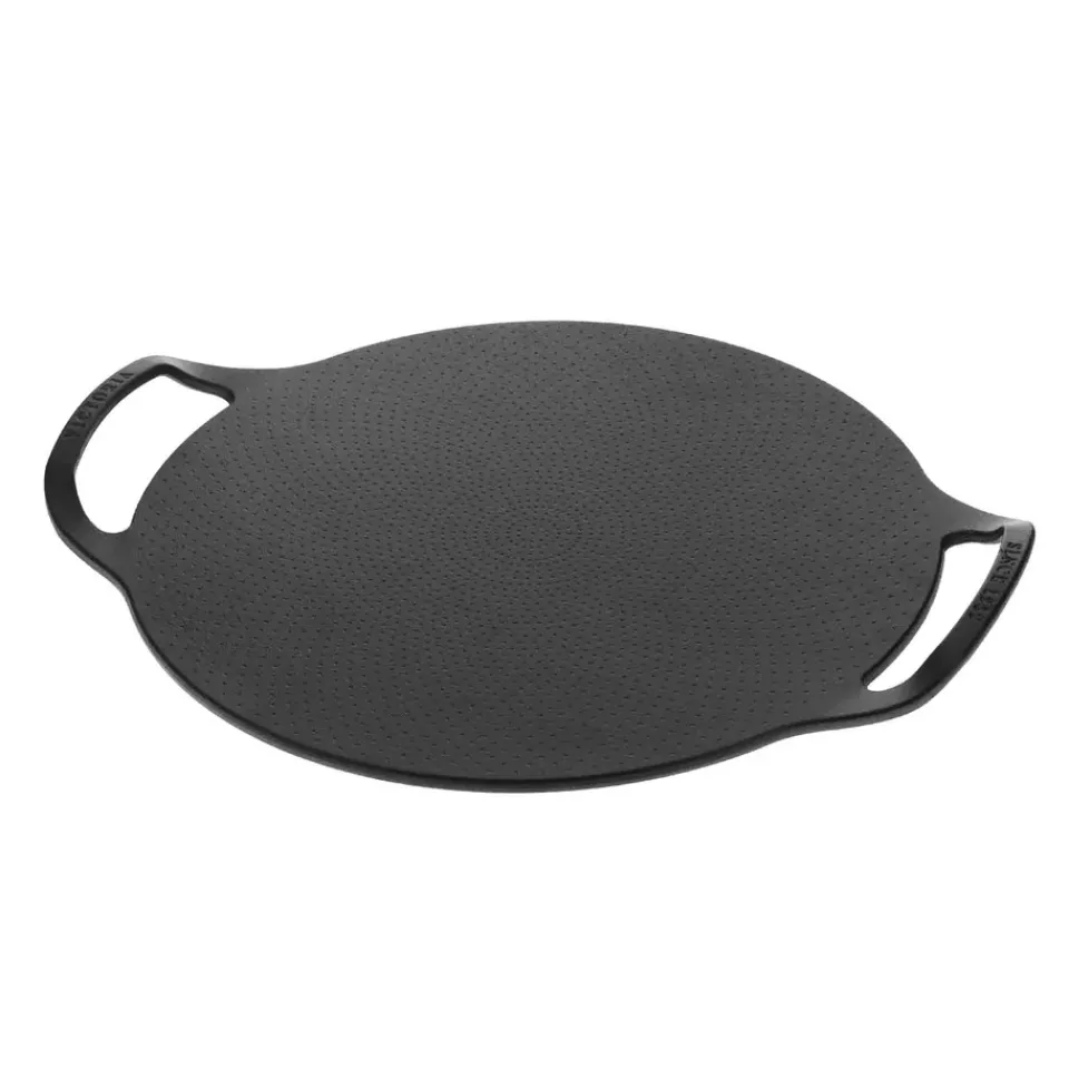 Baking & Pizza Stones^Victoria pizza stone Ø38 cm, Black