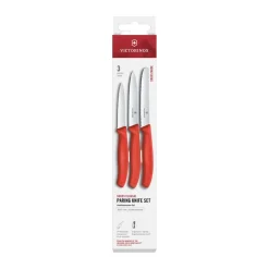 Knife Sets^Victorinox Swiss Classic paring knife set, 3 pieces, Black