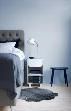 Clearance 1898 Vidja bedside table, White