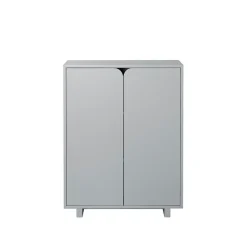 Best 1898 Vidja cabinet, lack. low. coated doors Grey