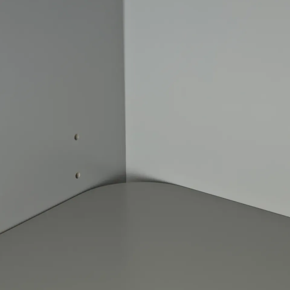 Best 1898 Vidja cabinet, lack. low. coated doors Grey