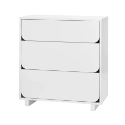 Dressers & Drawer Units|Dressers & Drawer Units^1898 Vidja draws- low 3 draws, White
