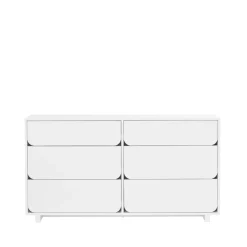 Dressers & Drawer Units|Dressers & Drawer Units^1898 Vidja Dubbel chest of draws, lacq. 6 box White