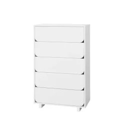 Dressers & Drawer Units|Dressers & Drawer Units^1898 Vidja high chest of draws, lacq. 5 box White