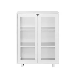 Clearance 1898 Vidja low display cabinet, White