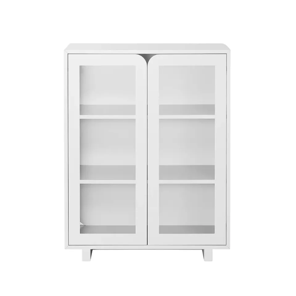 Clearance 1898 Vidja low display cabinet, White