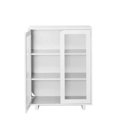 Clearance 1898 Vidja low display cabinet, White