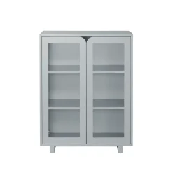 Display & Glass Cabinets|Display & Glass Cabinets^1898 Vidja low display cabinet, Grey