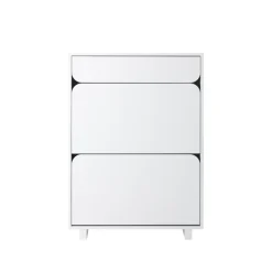 Hot 1898 Vidja shoe cabinet, lack. 2 fack+1 draw White